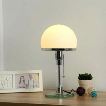 Borgå Table Lamp – Glass & Metal, Scandinavian Design