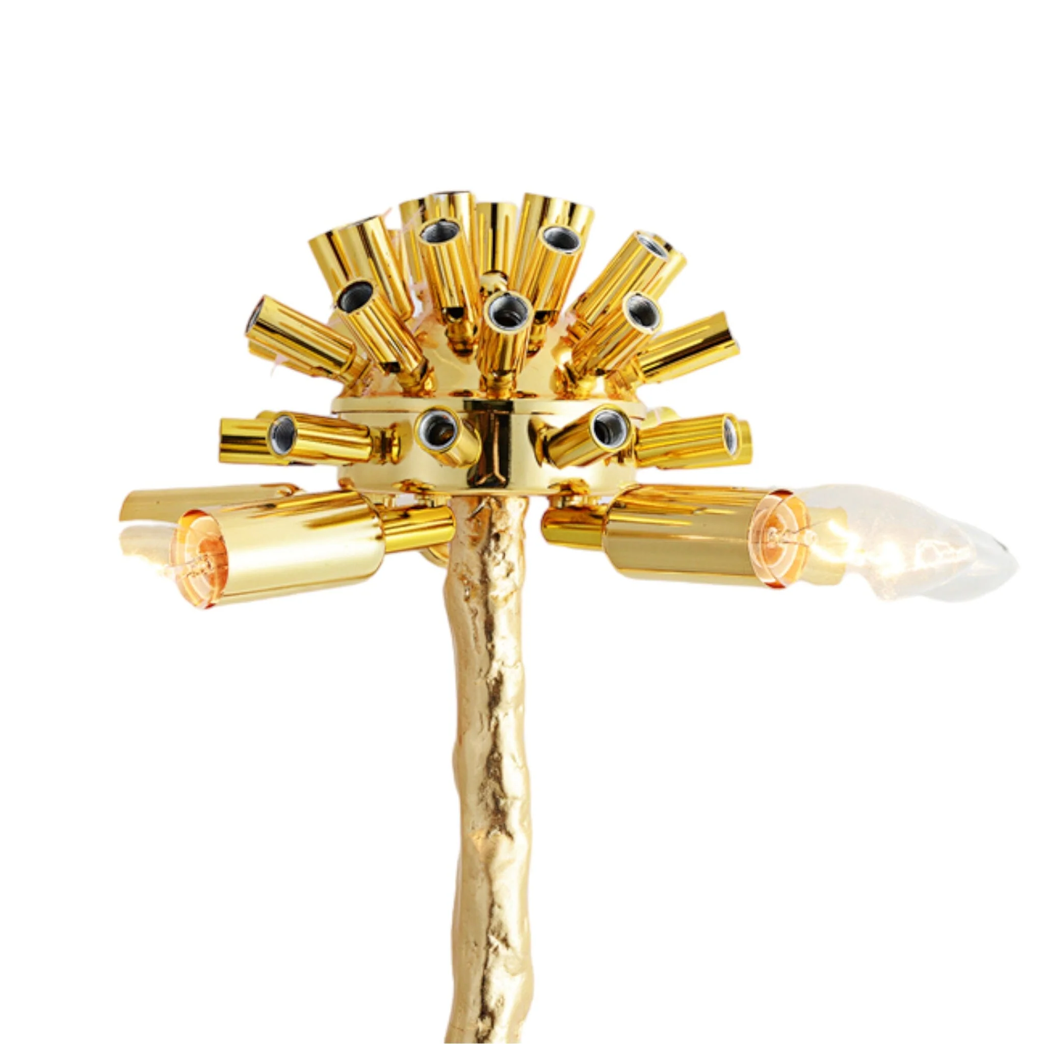 Amèlie Floor Lamp 170 cm – Feather Lamp with Copper Base - Image 7