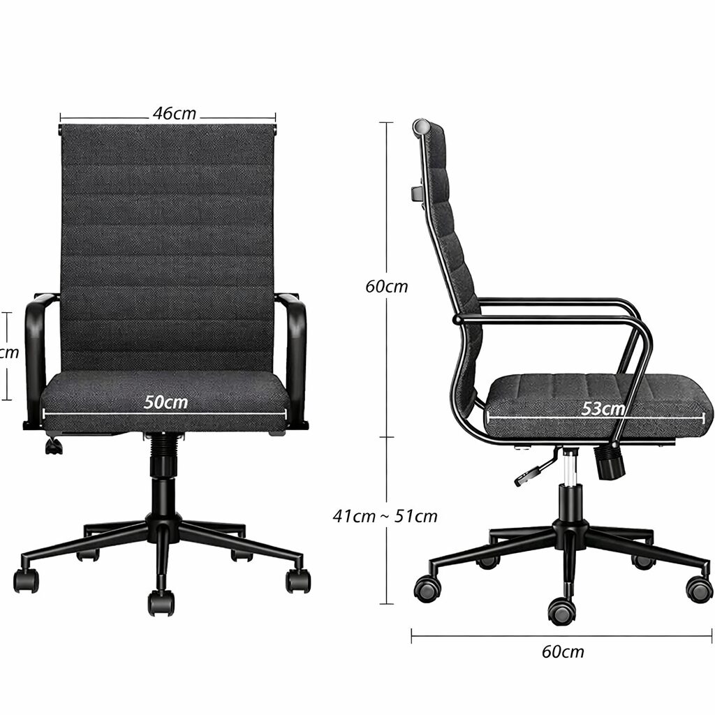 Kalmar Office Chair – Black - Image 4