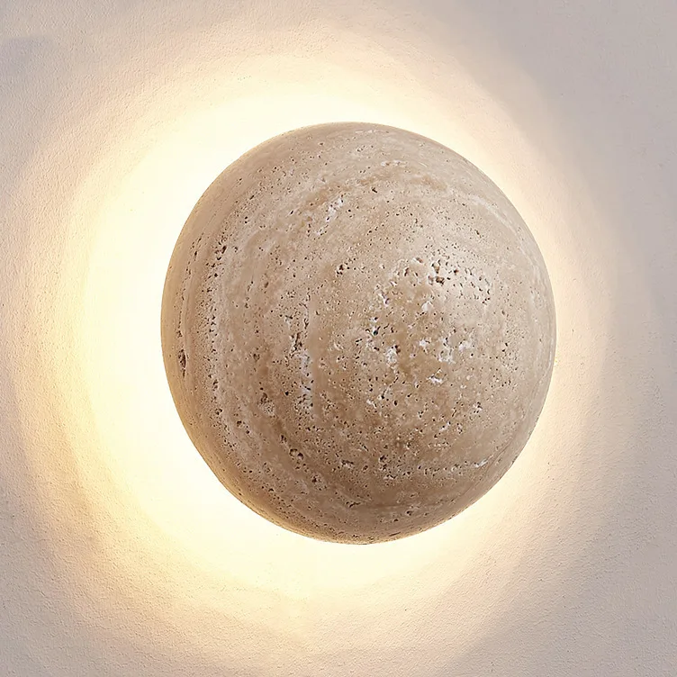 Gjøvik – Nordic Natural Travertine Wall Light - Image 4