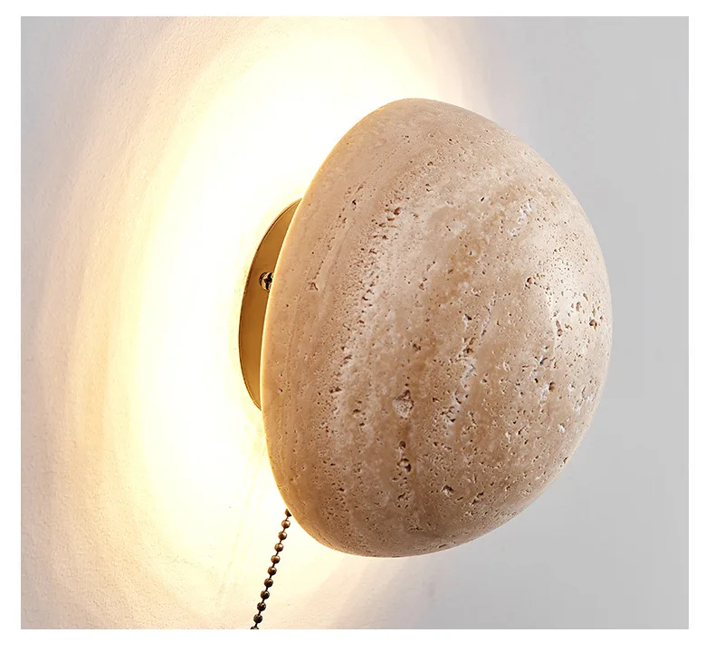 Gjøvik – Nordic Natural Travertine Wall Light - Image 5