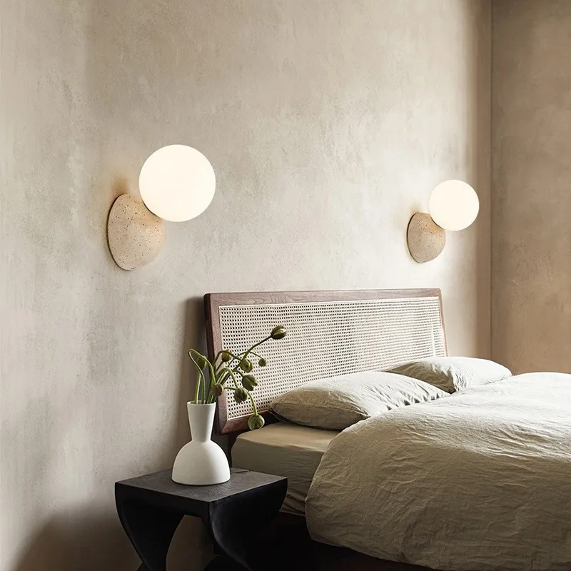 Forma – Travertine Wall Sconce - Image 3