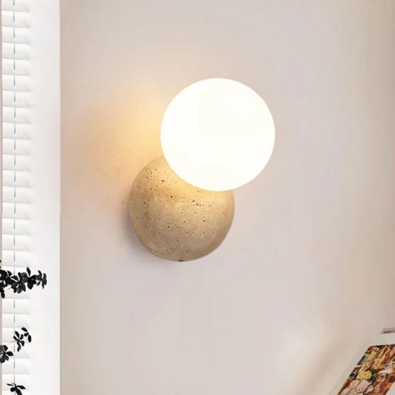 Forma – Travertine Wall Sconce - Image 5